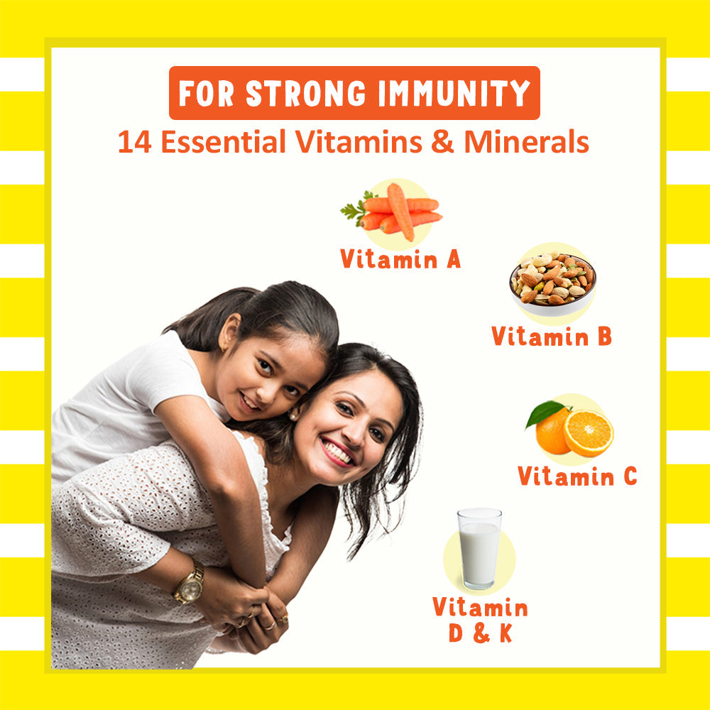 Kids Daily Dose of Multivitamins & Immunity Booster Power Gummies Ju