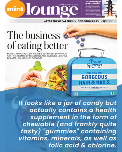 Power Gummies - Got Featured By Mint Magazine | Healthy Lifestyle Supplements